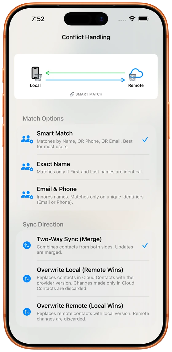 Sync Strategy