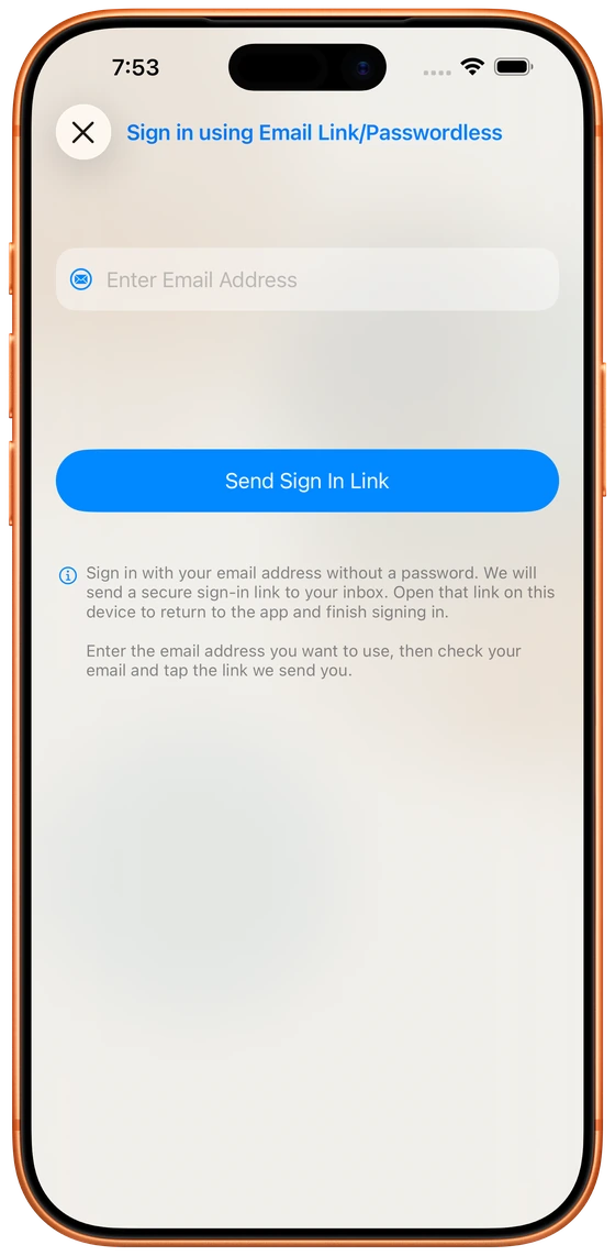 Passwordless Magic Link Auth