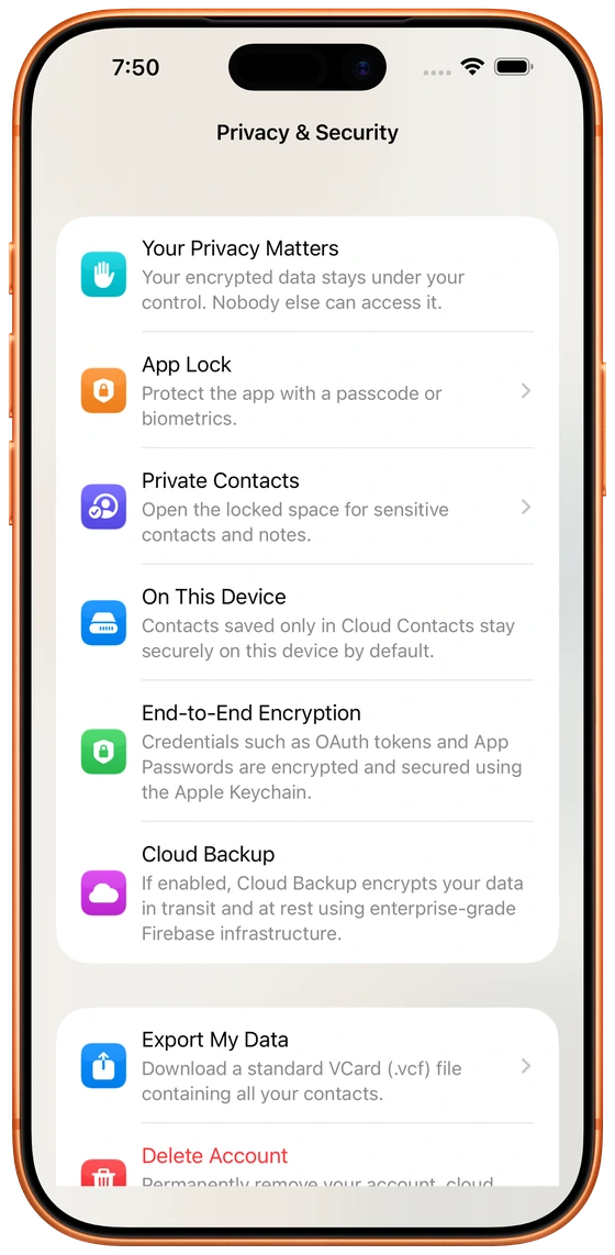 Face ID Protected Vault